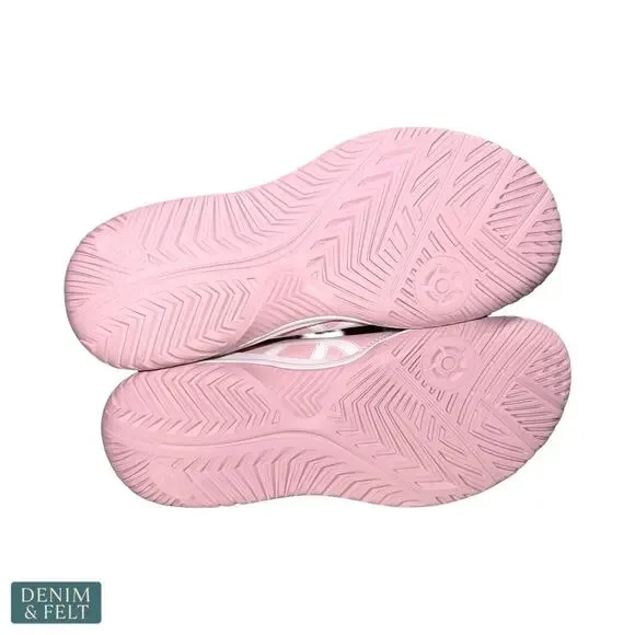 NEW ASICS Gel Dedicate 8 Tennis Shoes Pink Morganite White Women Size 8 Wide - Picture 14 of 16